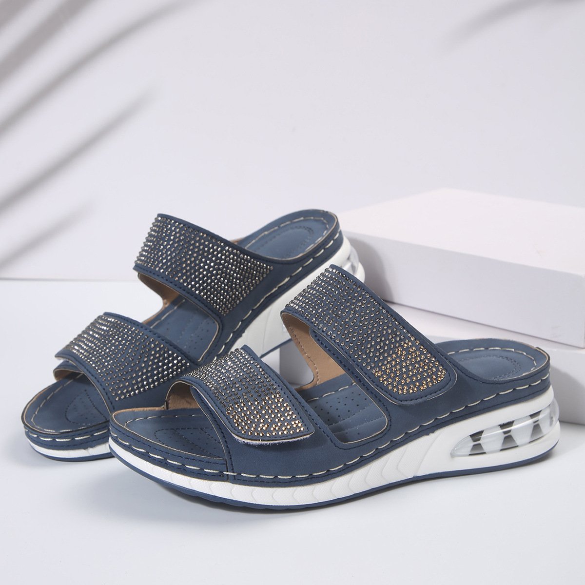 Stilla | Sommer Strass Hjemmesko Damer Online salg