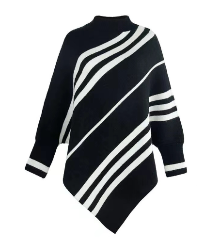 Stilla | Trøje Afslappet Asymmetrisk Sweatshirt
