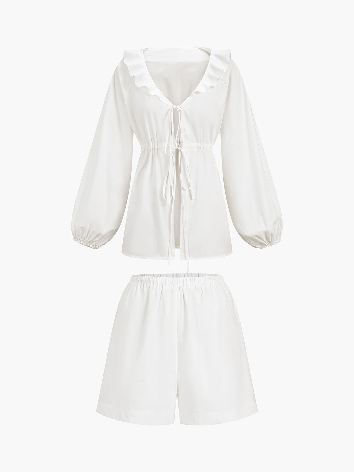 Stilla | Delt Boho Shorts Sæt