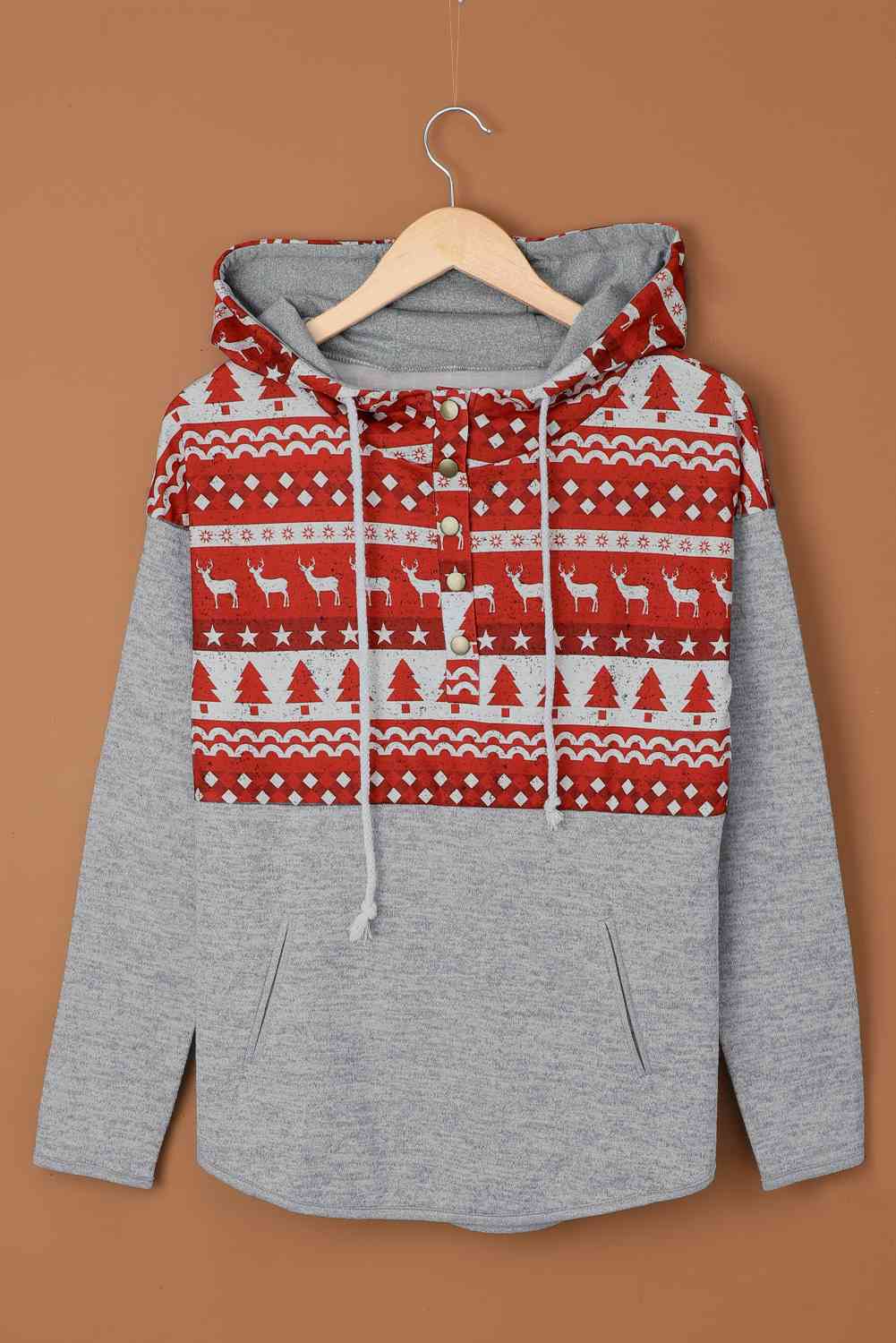 Stilla | Hoodie Med Droppet Skulder Og Lommer