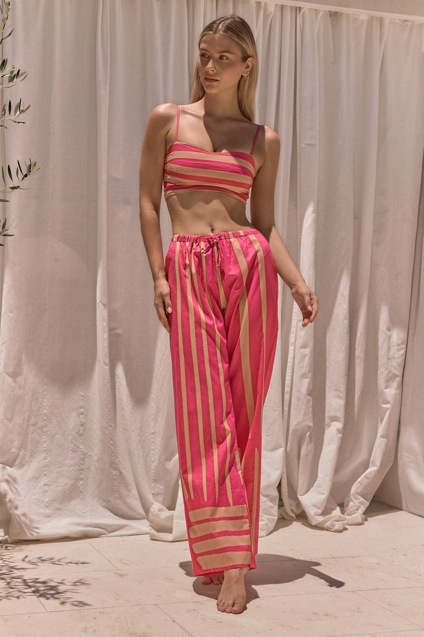 Stilla | Mateo Crop Top Lyseblå Online