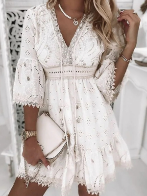 Stilla | Boho Ibiza Kjole Levere