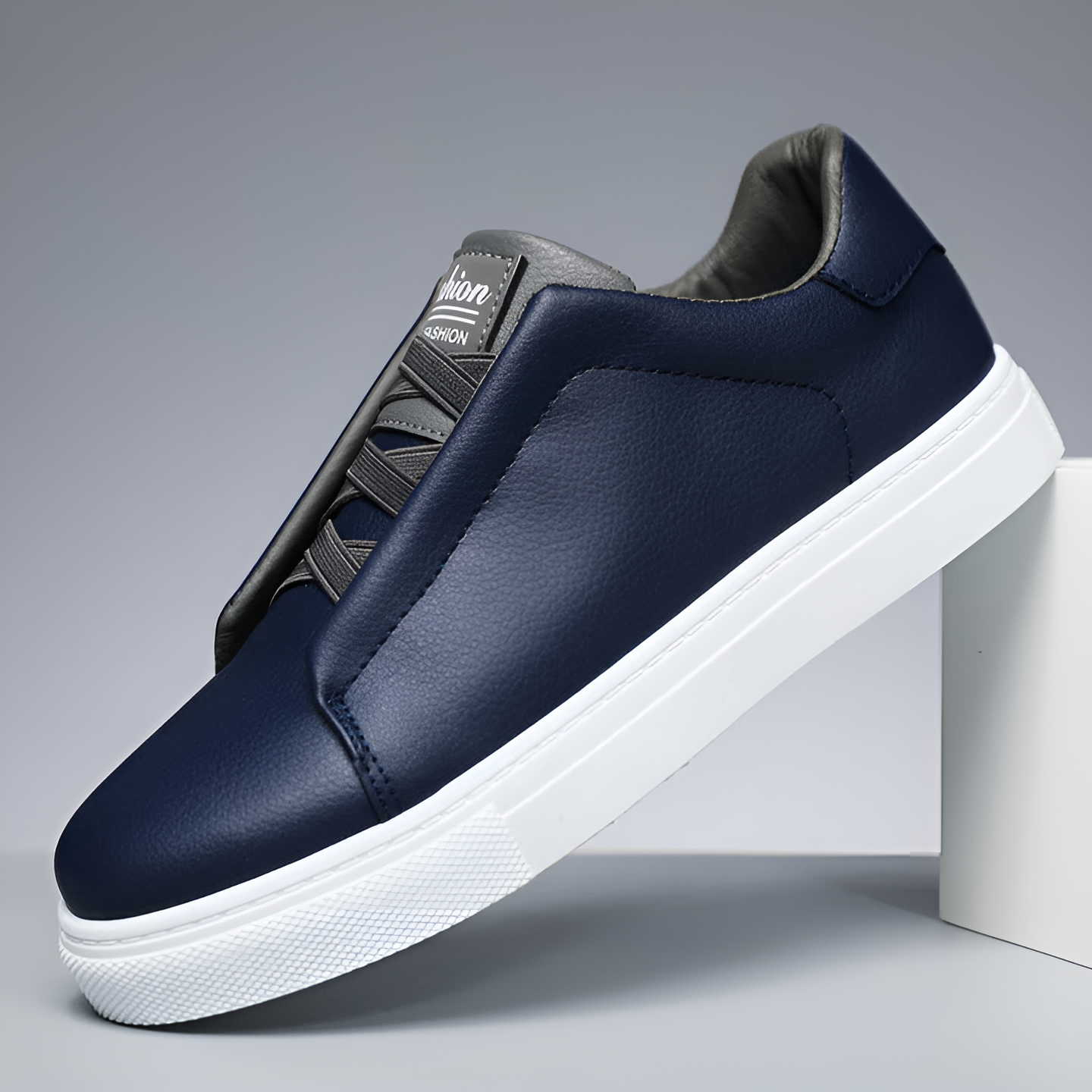 Stilla | Høj Kvalitet Hvid Herresneaker i Læder