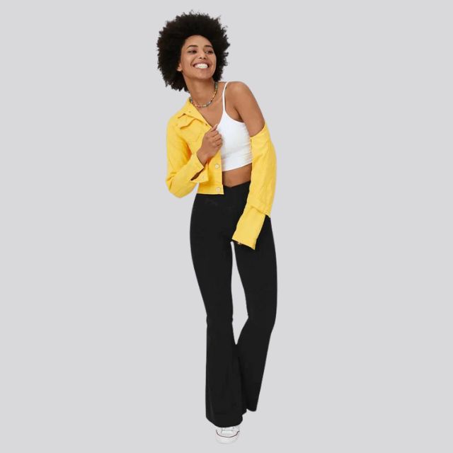 Stilla | Tætsiddende Flare Leggings