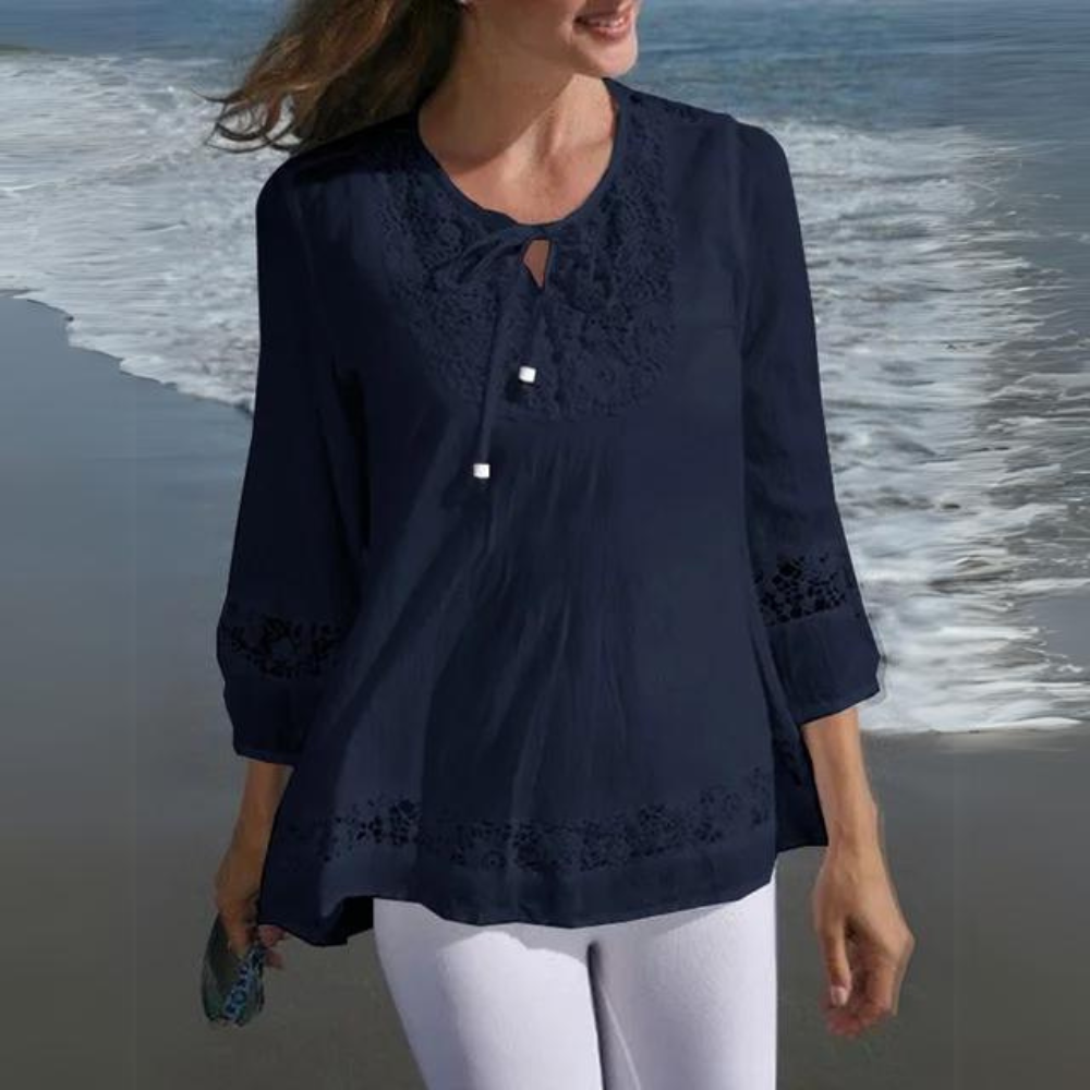 Stilla | Elegant Blondebluse til Kvinder