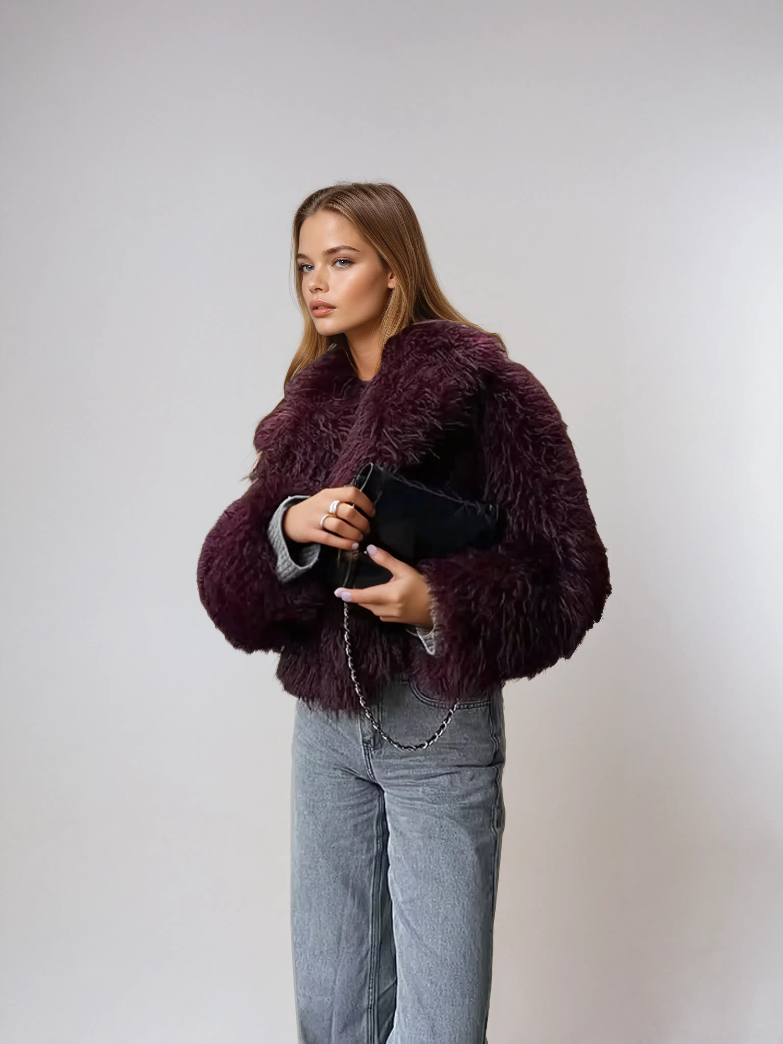 Stilla | Kunsfur Jakke Limited Edition