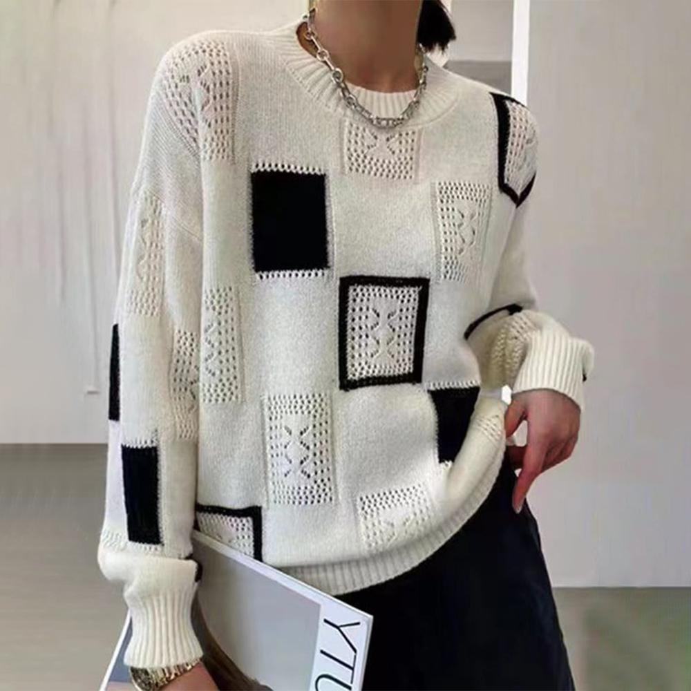 Stilla | Afslappet Geometrisk Pullover Udsalg