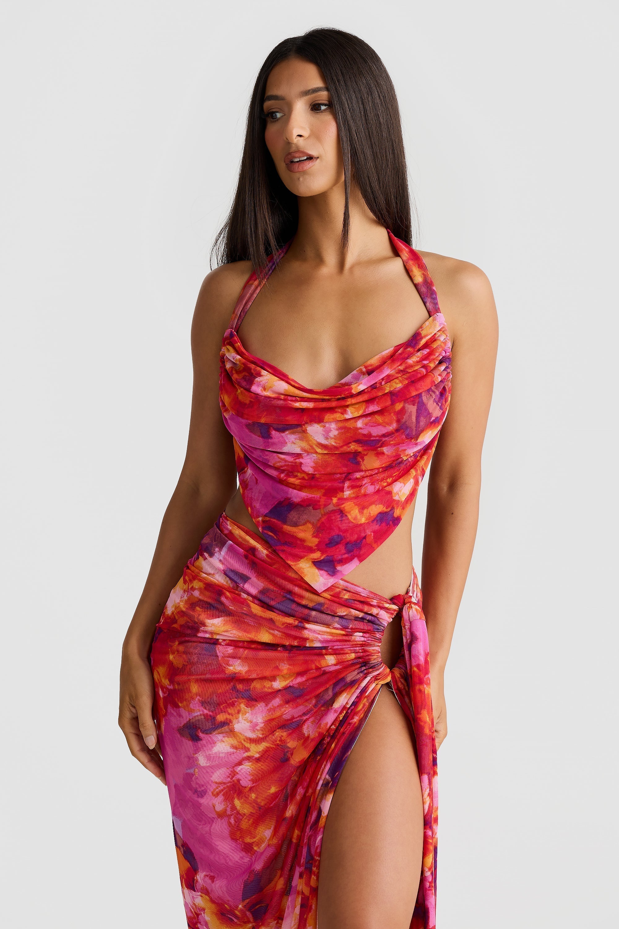 Stilla | Blomstrende Sommerkjole i Let Stof