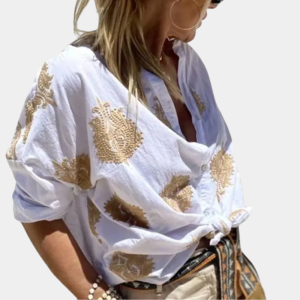 Stilla | Bluse Løs Bluse Med Print