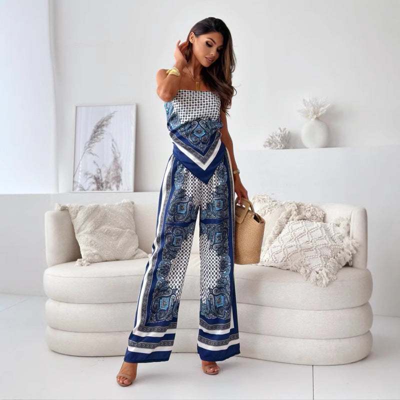 Stilla | Camisole-Sæt Amazon Print Camisole Bukse Sæt