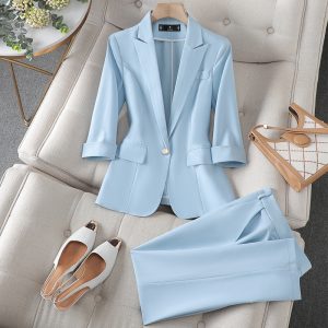 Stilla | Chic Kvinders Blazer & Bukser Sæt Online