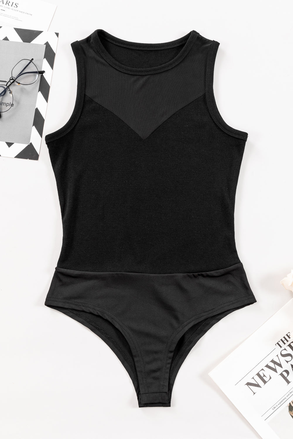 Stilla | Neck Ærmeløs Bodysuit