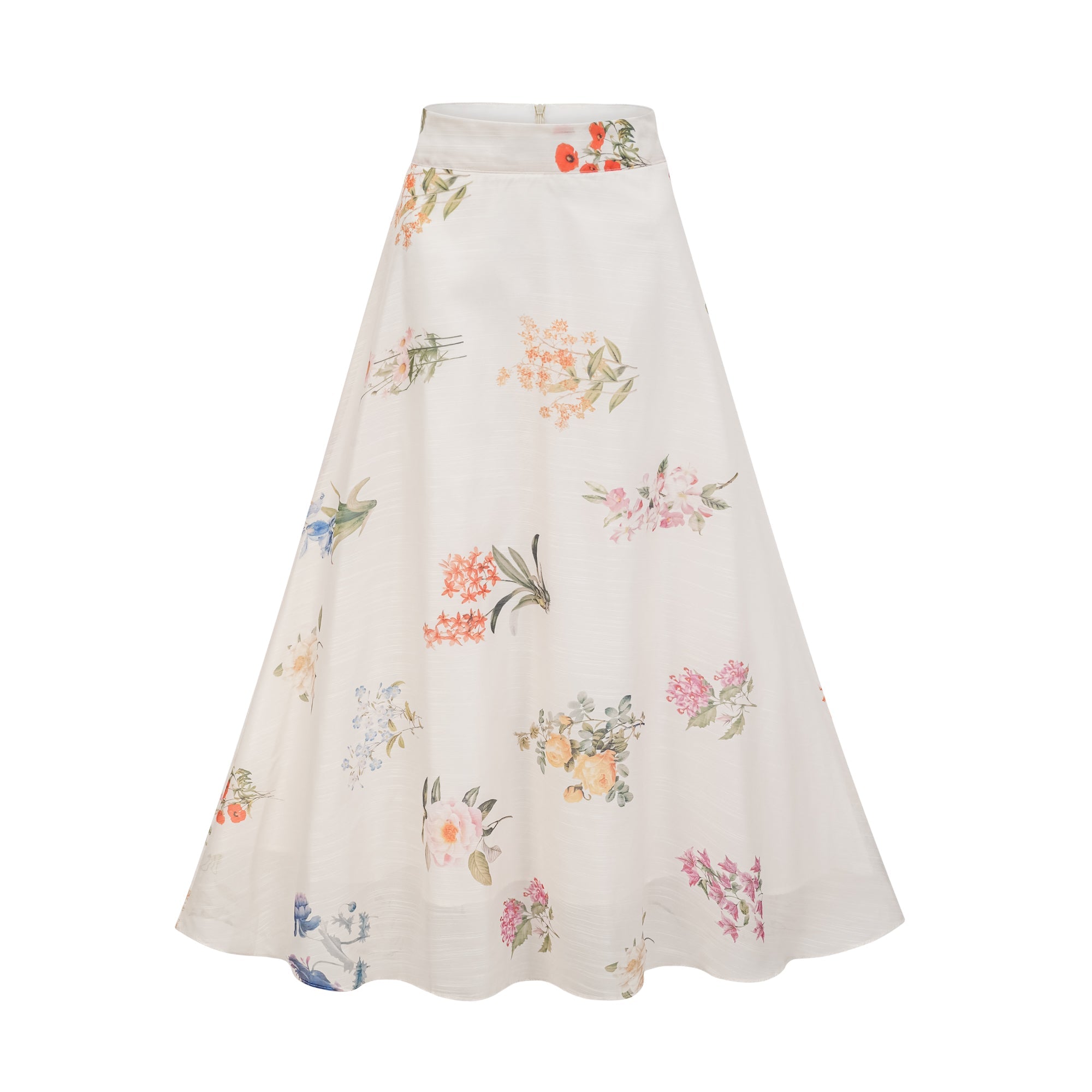 Stilla | Blomsterprint Top & Nederdel Matchende Sæt
