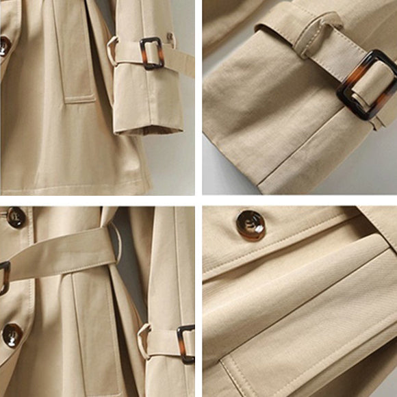 Stilla | Britisk Snit Slim Trenchcoat Mode