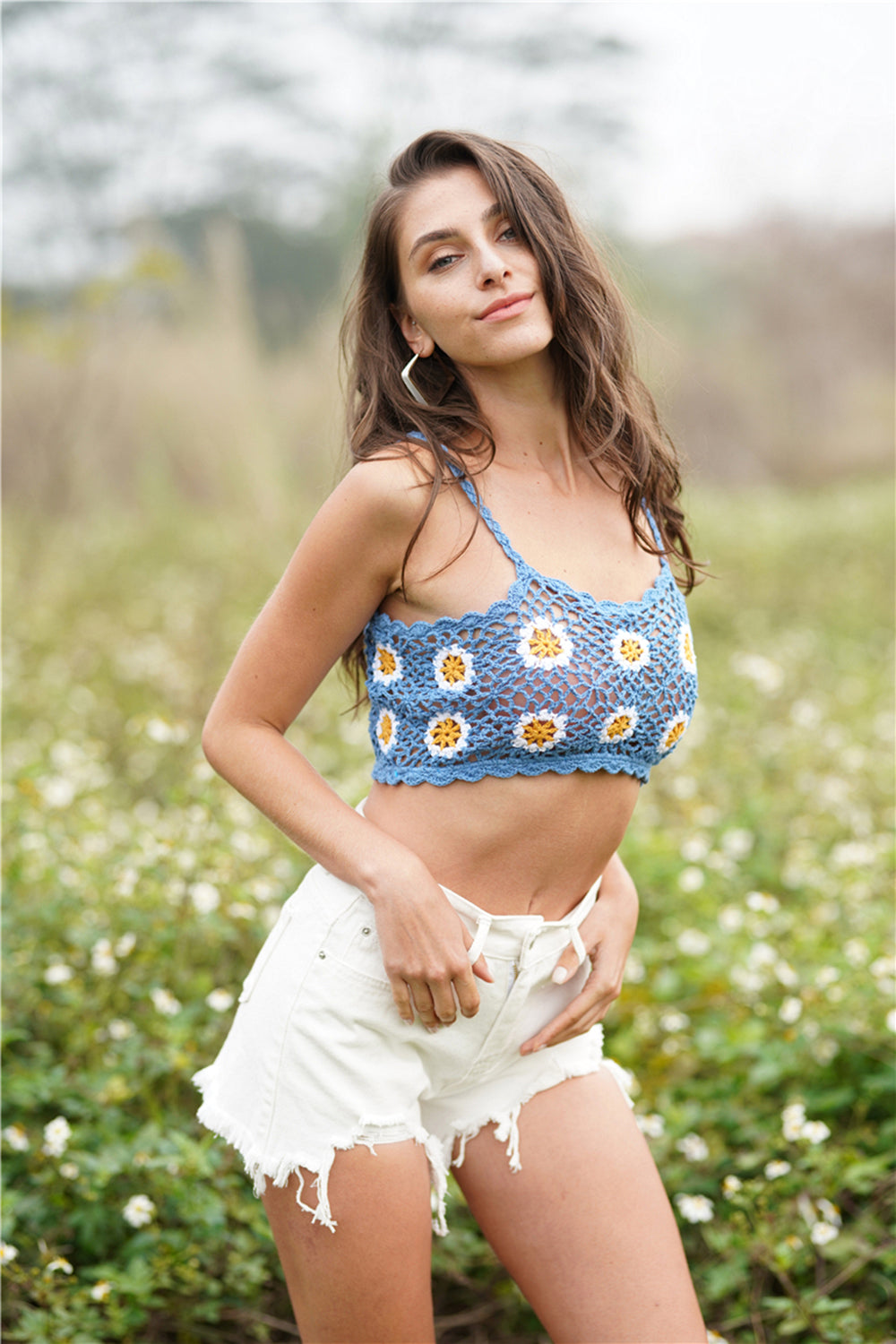 Stilla | Hæklet Cropped Cami