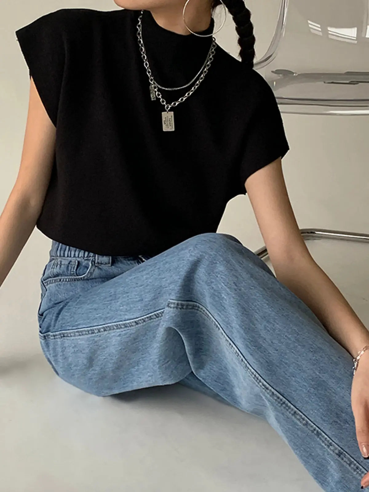 Stilla | Solid Pullover Sweater Vest