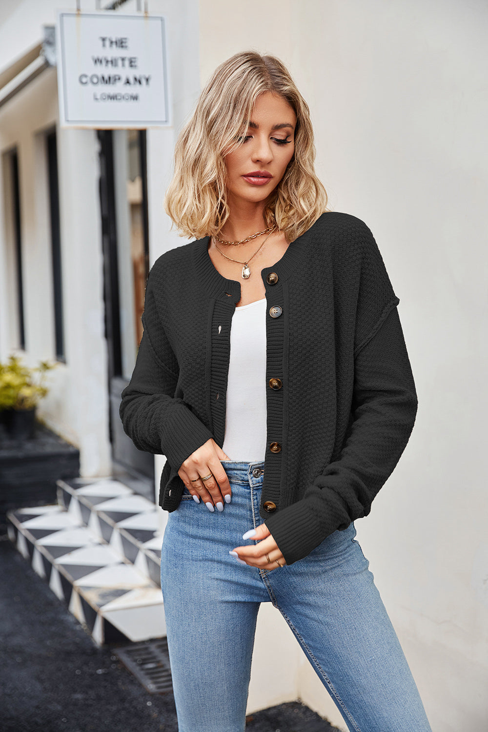 Stilla | Ned Exposed Seam Cardigan