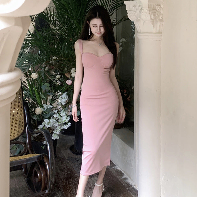 stilla-slids-kjole-fitted-back-slid-strap-dress_2.jpg Stilla | Slids-kjole Fitted Back Slid Strap Dress Rabat