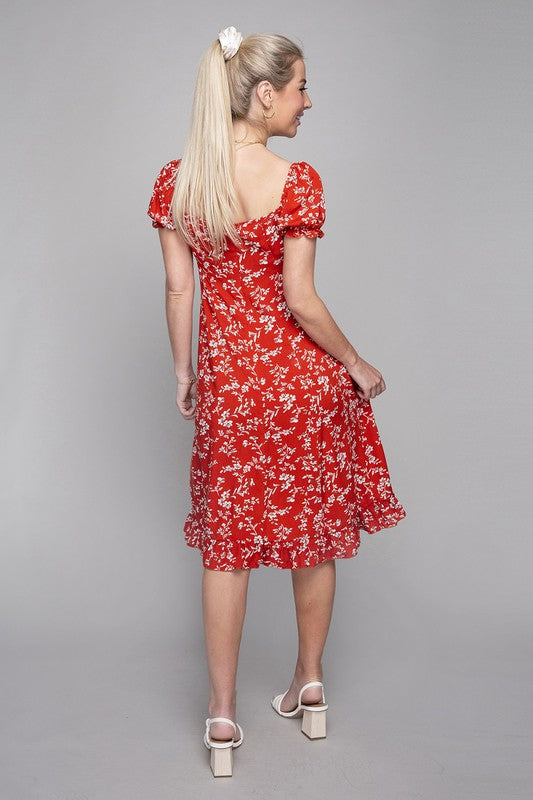 Stilla | Sweetheart Neck Dress Online salg