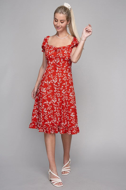 Stilla | Sweetheart Neck Dress Online salg