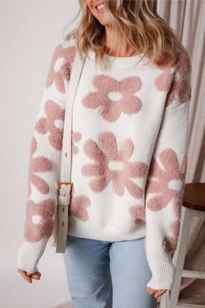 Stilla | Dame Sweater Med Bred Skulderområde Hot på udsalg