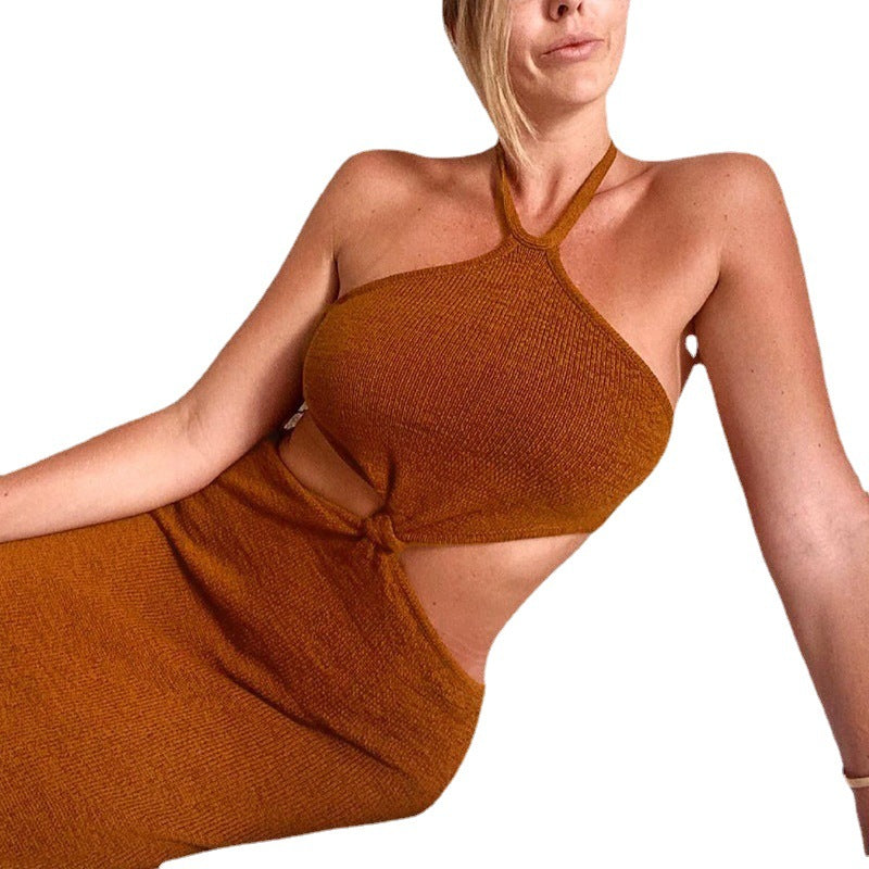 Stilla | Rygfri Hule-Vakations-Slim-Kjole