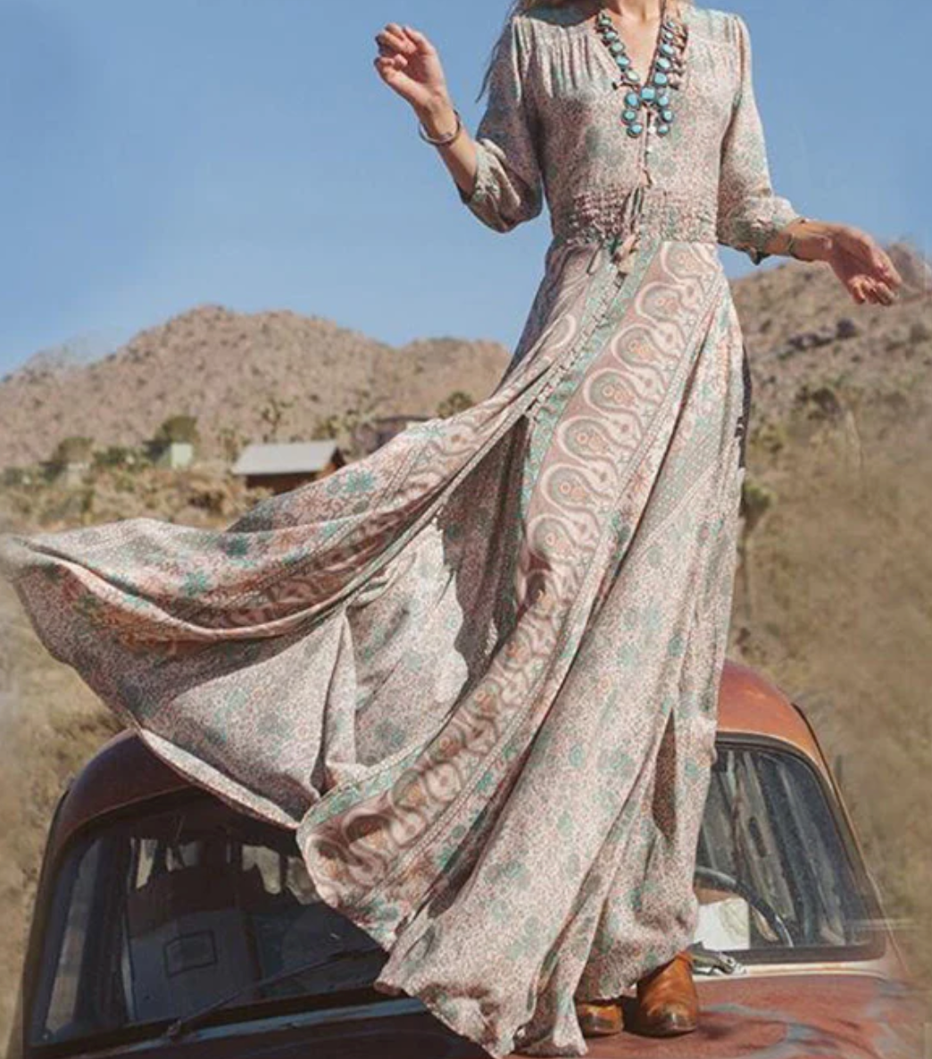 Stilla | Vintage Sommer Maxi Kjole