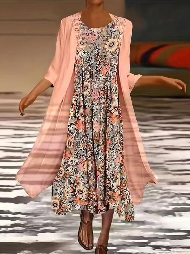 Stilla | Blomster Boho Kjole