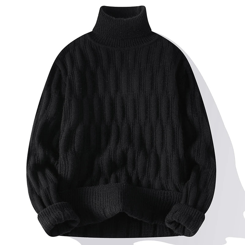 Stilla | Pullover Rullekrave Jacquard Arvello