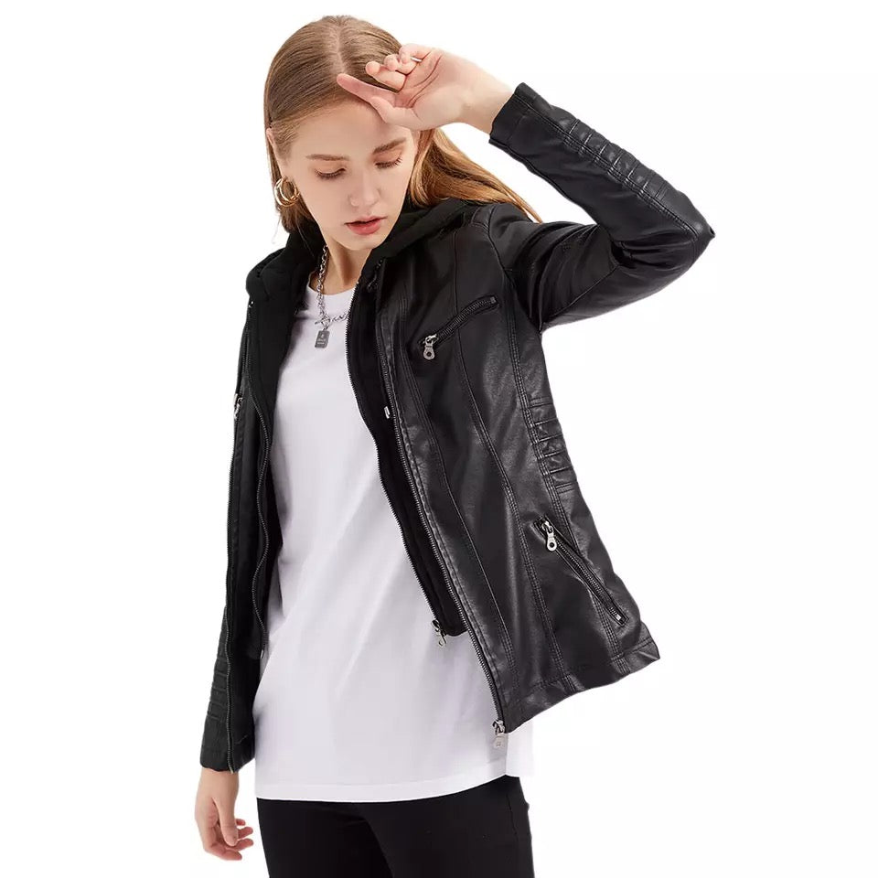Stilla | Sporty Eco Læderjakke