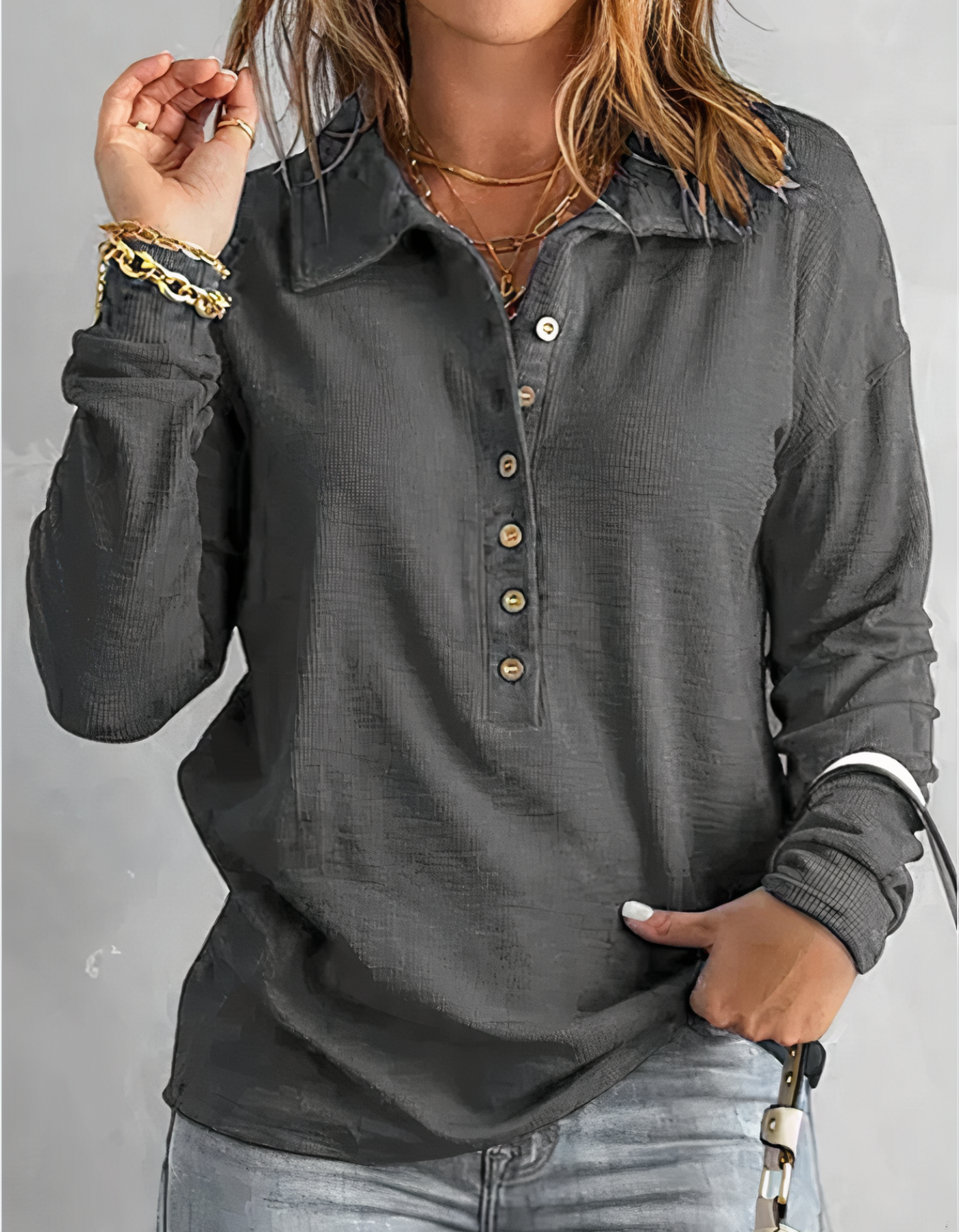 Stilla | Ærmet Polo Shirt Til Kvinder