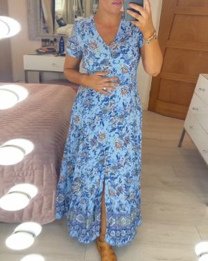 Stilla | Blomsterprintet Maxi Kjole