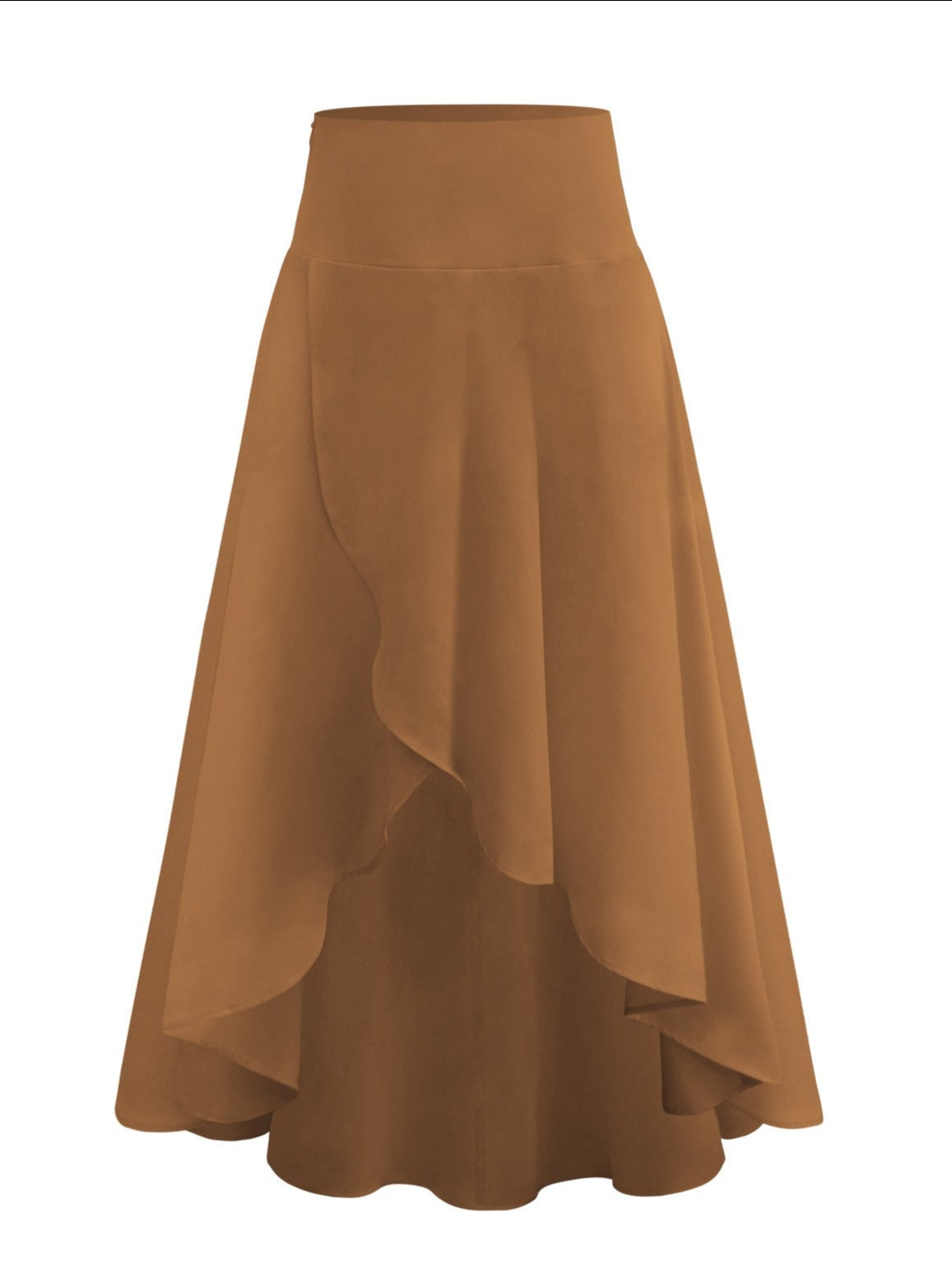 Stilla | Casual Asymmetrisk Midiskørt Online salg