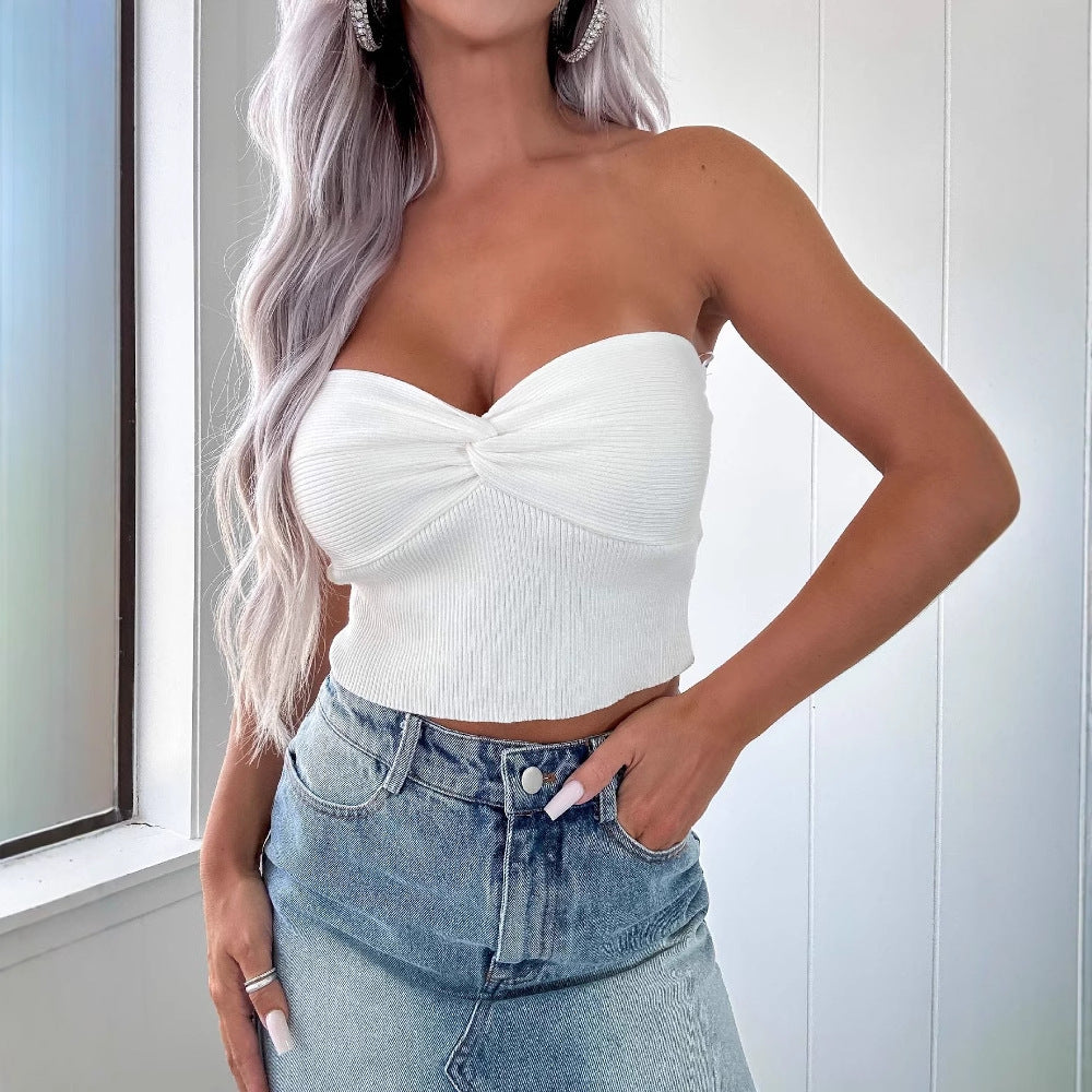 Stilla | Denim Høj Talje Asymmetrisk Nederdel Med Raw Hem Look