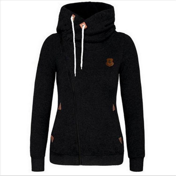 Stilla | Trendy Side Zip Drawstring Hættetrøje