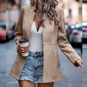 Stilla | Beige Suit Blazer