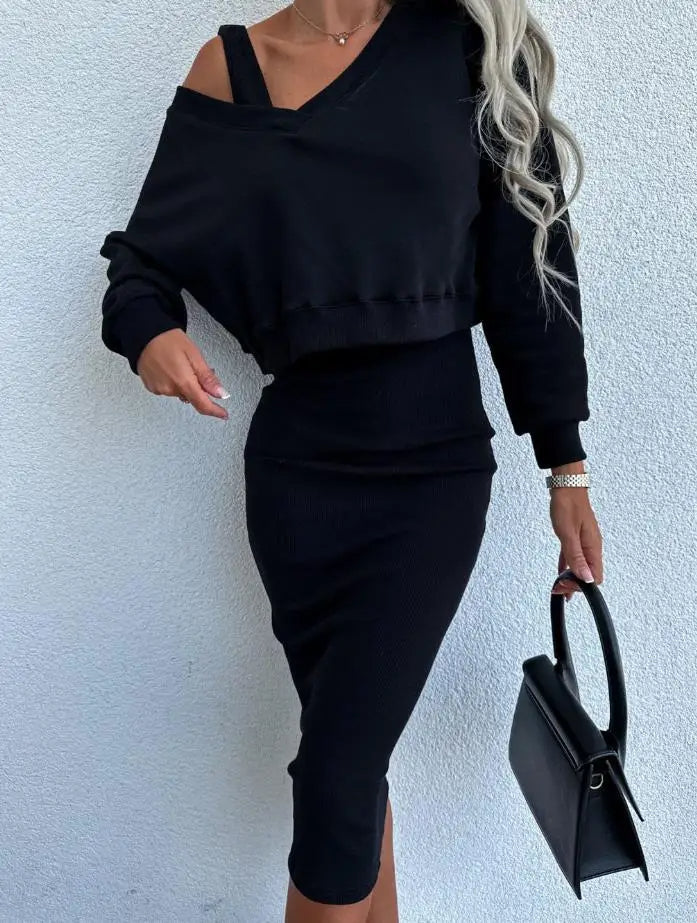 Stilla | Kjole med Sweater sæt