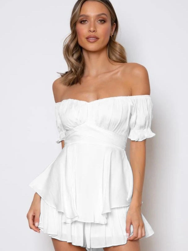 Stilla | Sommer Off Shoulder Minikjole
