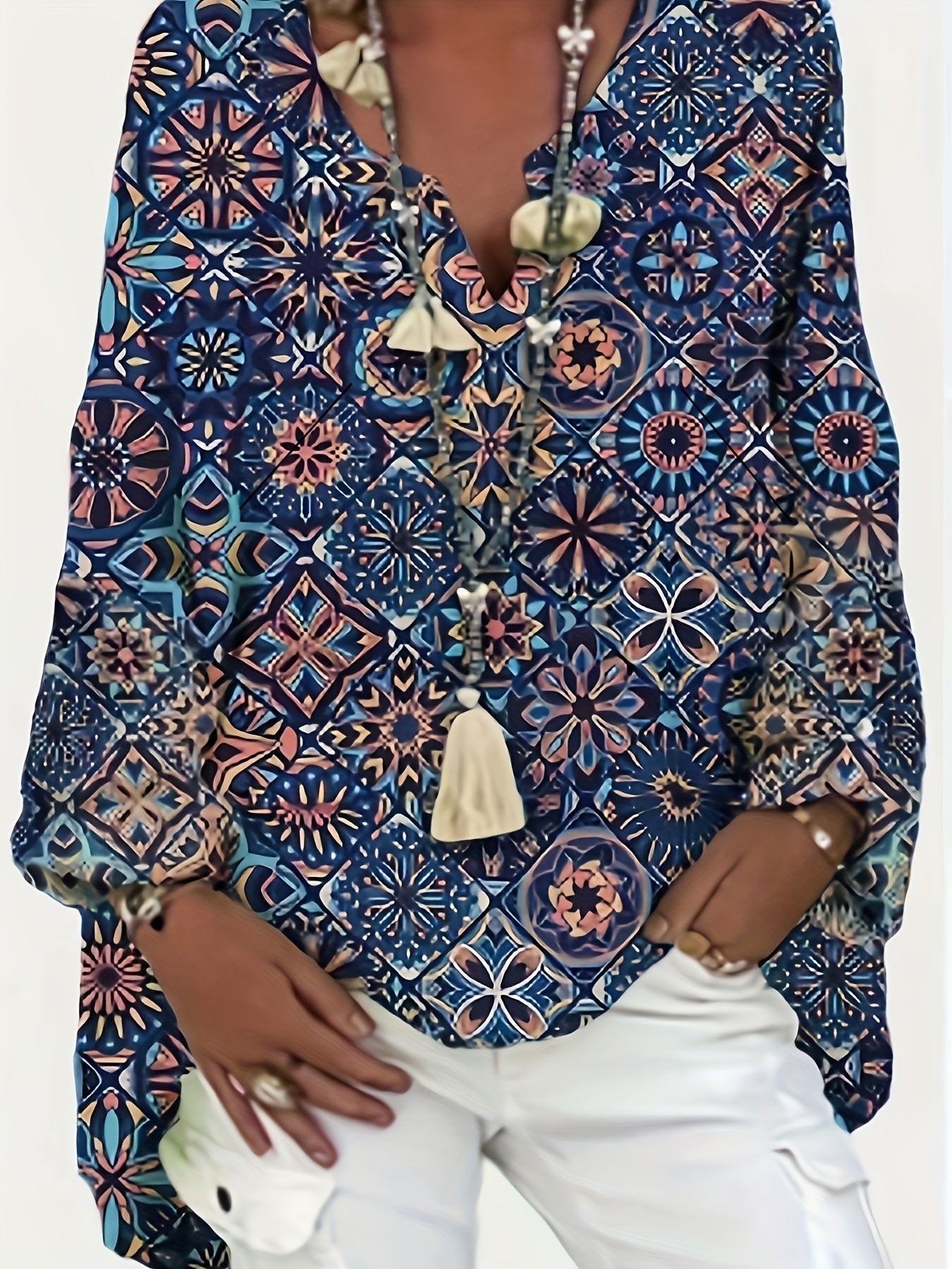 Stilla | Boho Top Store Størrelser Levere