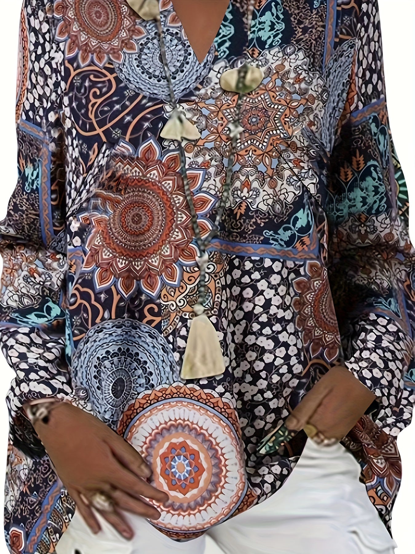 Stilla | Boho Top Store Størrelser Levere