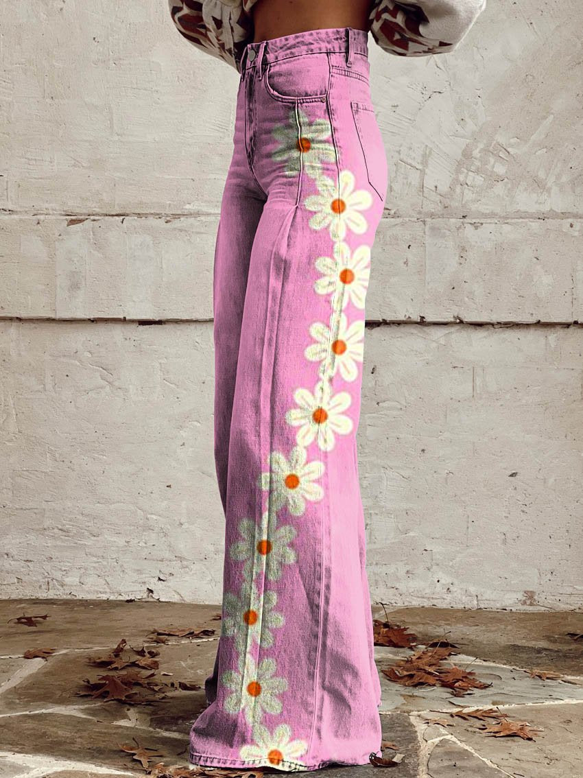 Stilla | Blomster mønster Armbånd Rosa