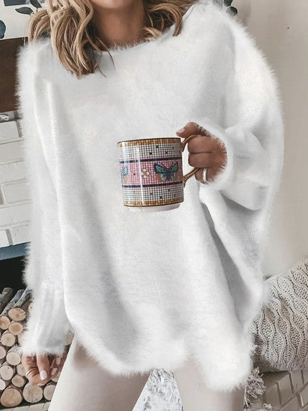 Stilla | Fluffy Sweater With Long Sleeves in a Casual Look