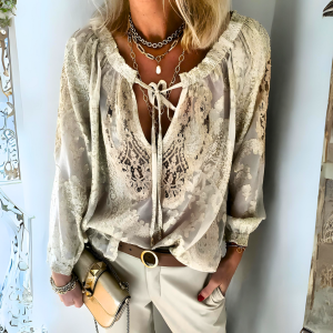Stilla | Gehäkelte Boho-Bluse für Damen