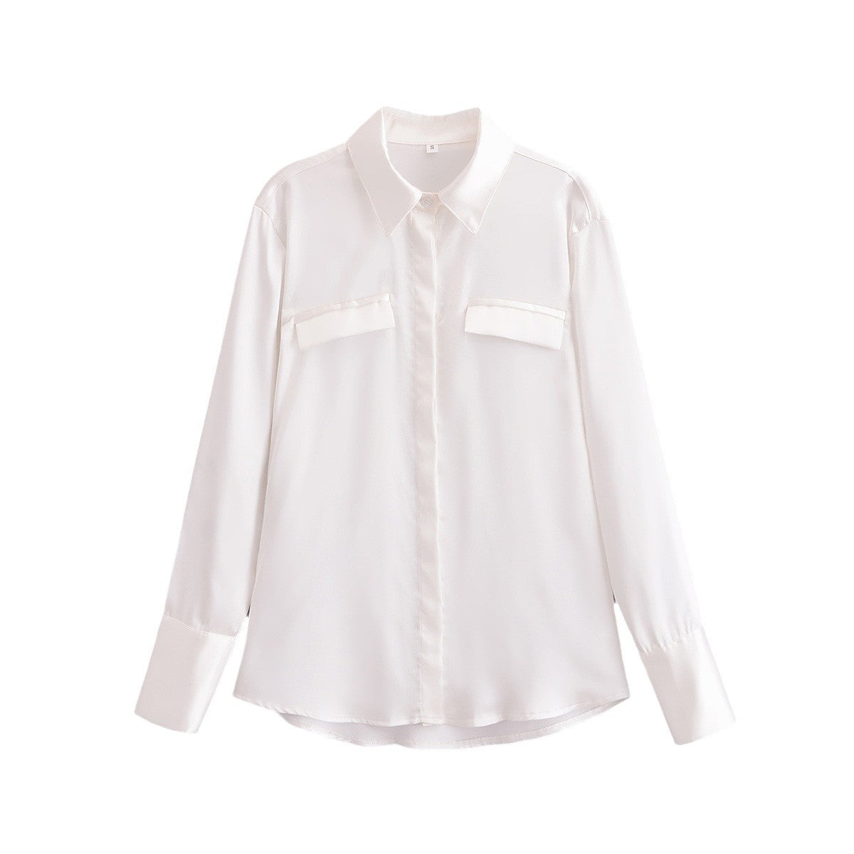 Stilla | Lys Forår Satin Bluse Online nu