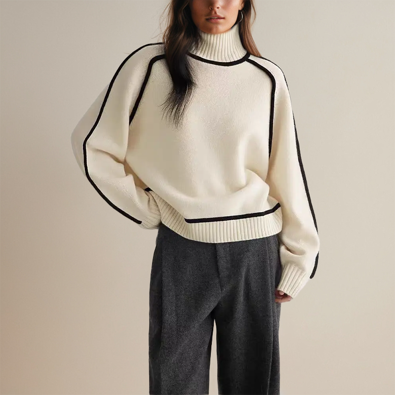 Stilla | Rullekrave sweater Couture