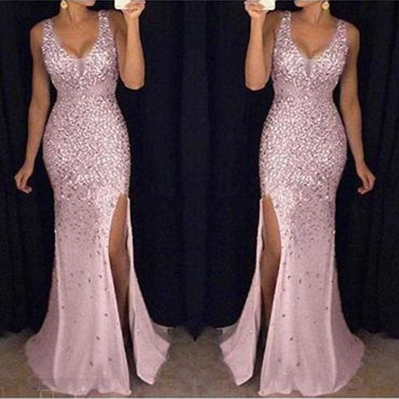 Stilla | Elegant Lang Nederdel Aften Kjole Dress Online nu