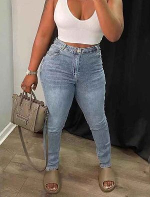 Stilla | Hollow Back Høje Taljejeans