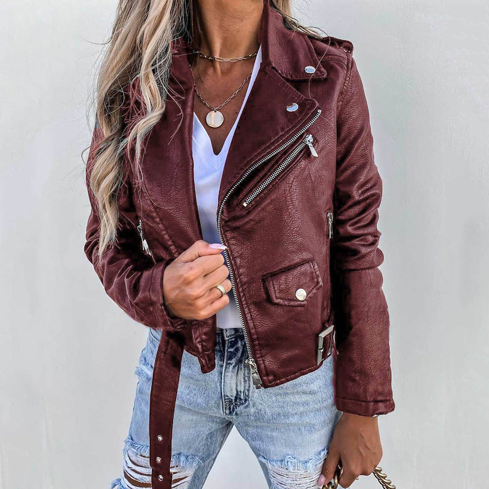 Stilla | Kvinders Bikerjakke Med Revers