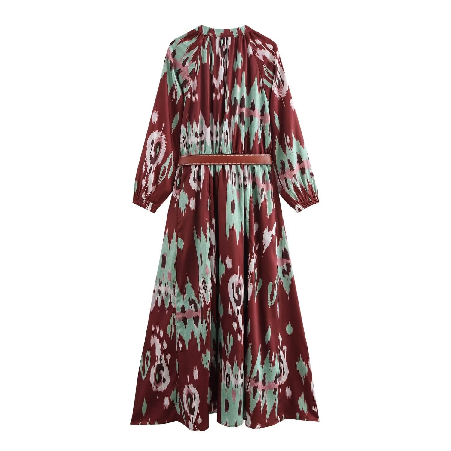 Stilla | Elegant Langærmet Maxi Kjole