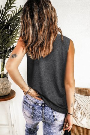 Stilla | NASHVILLE Grafik Rundhals Tanktop